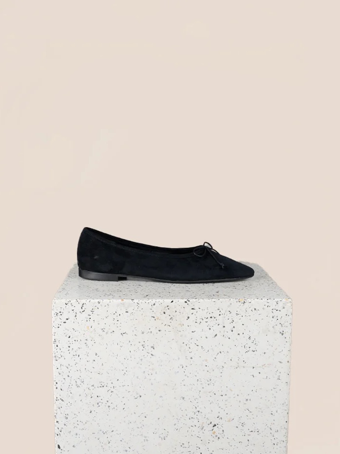 A. Soliani Como Black Suede Ballet Flats - Nwt — image 6 of 7